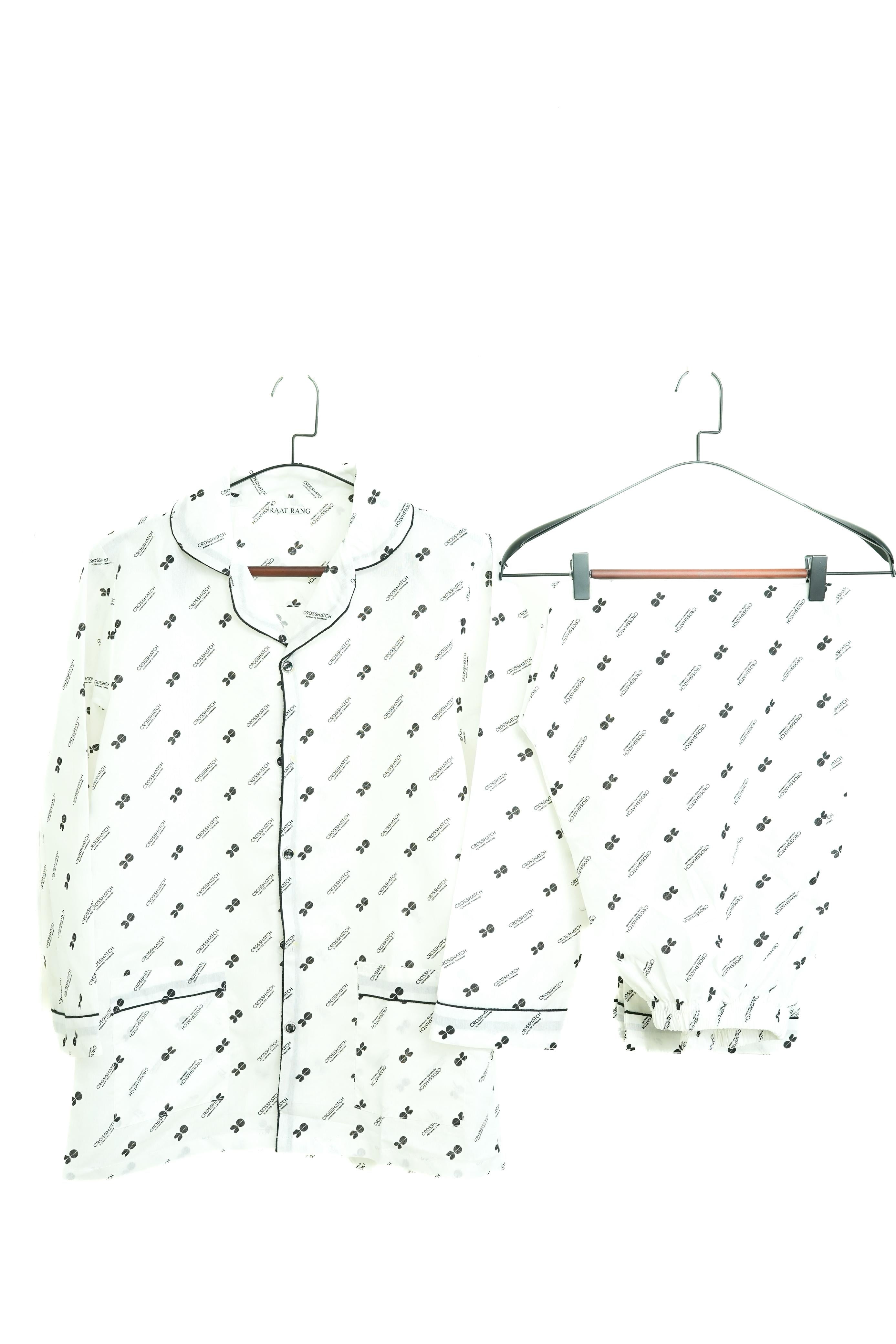 Mini cross Hatch PJ Set - Raat Rang