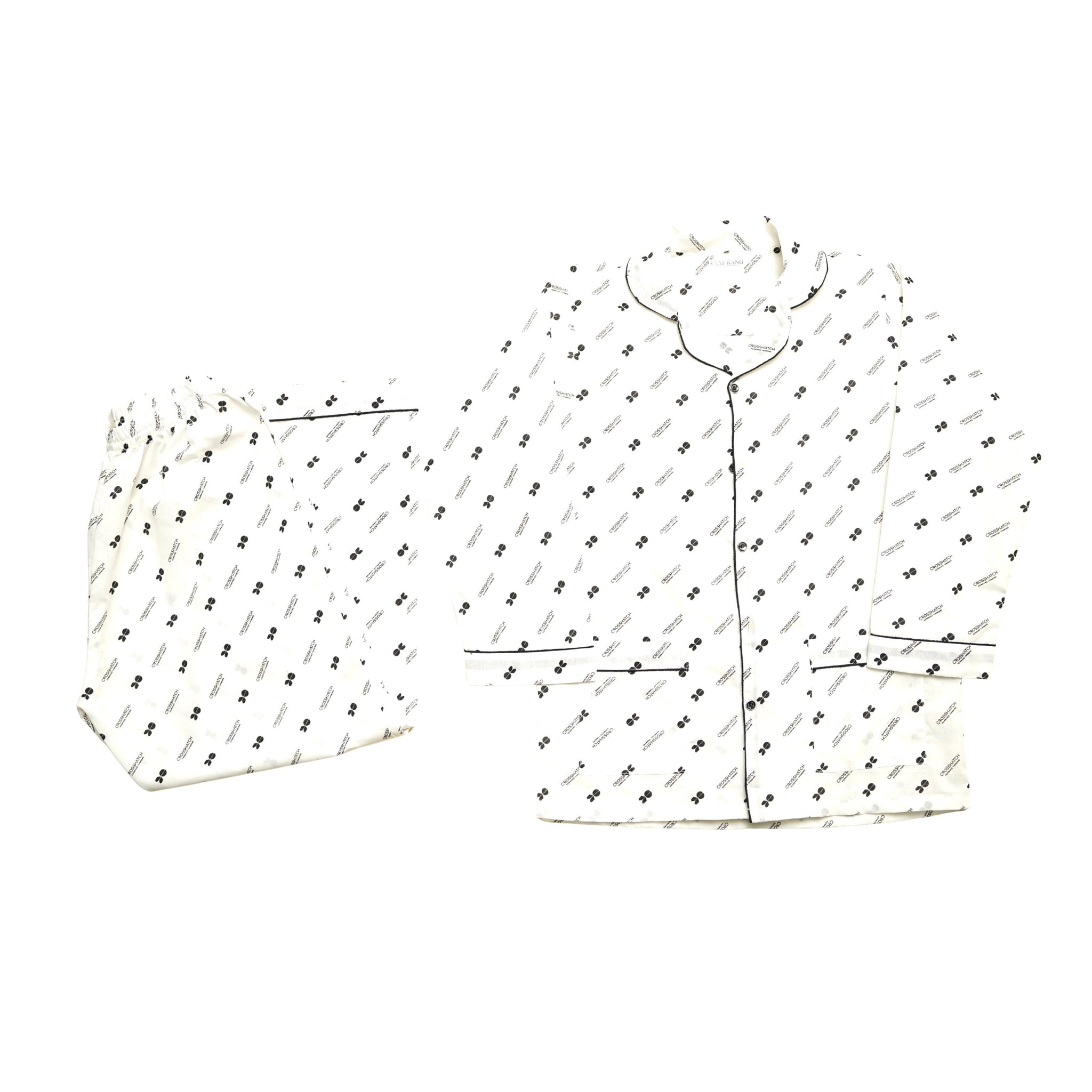 Mini cross Hatch PJ Set - Raat Rang