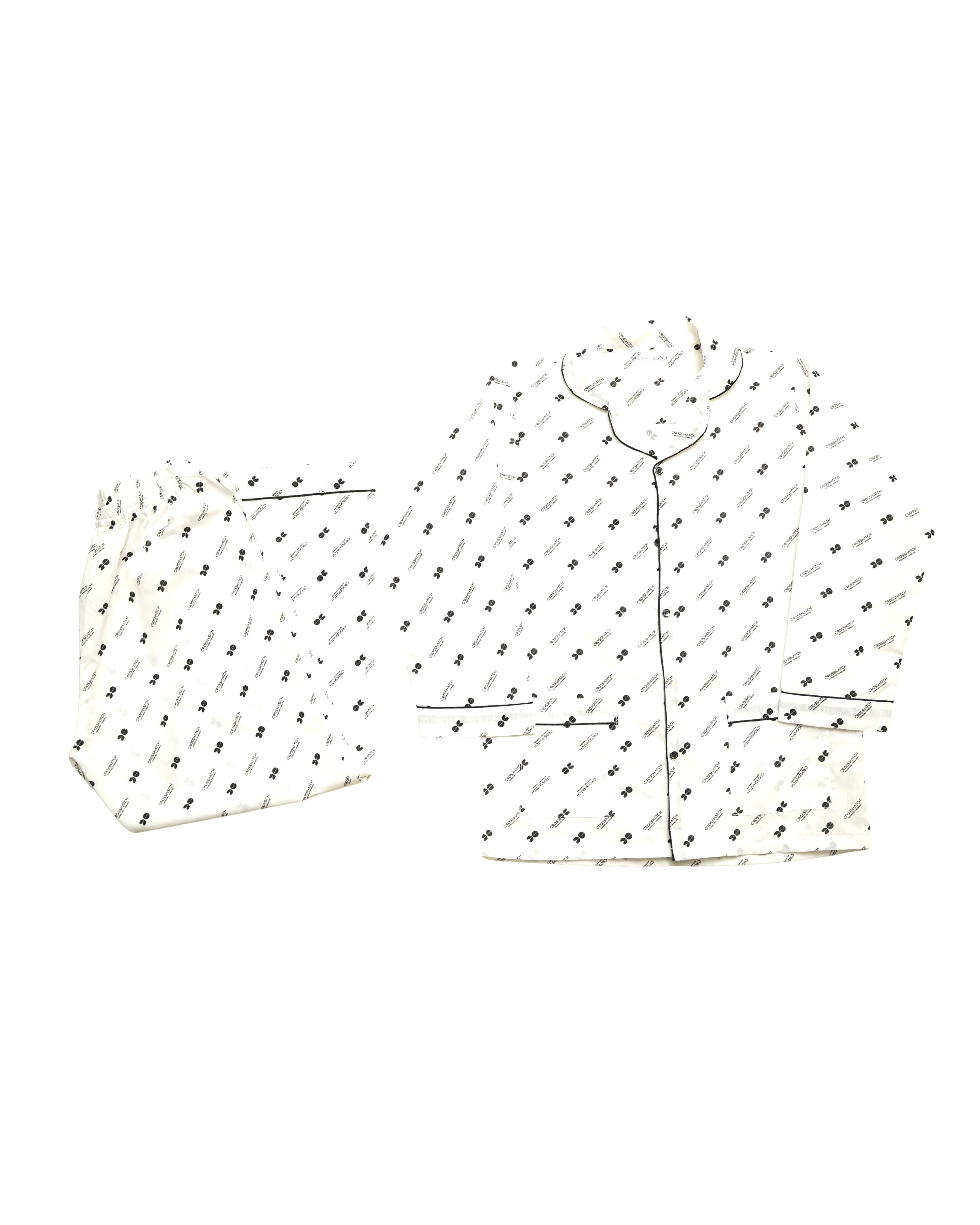 Mini cross Hatch PJ Set - Raat Rang