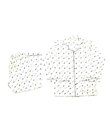 Mini cross Hatch PJ Set - Raat Rang