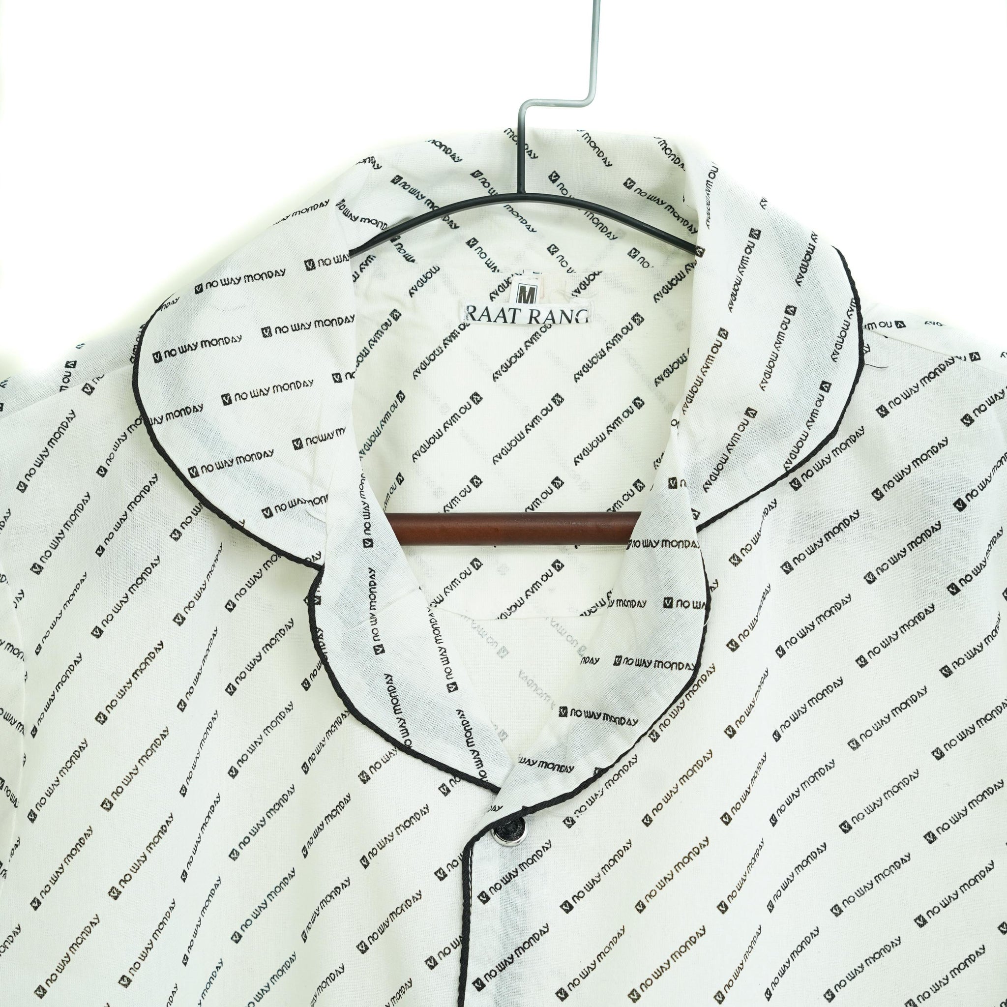 No Way printed PJ Set - Raat Rang