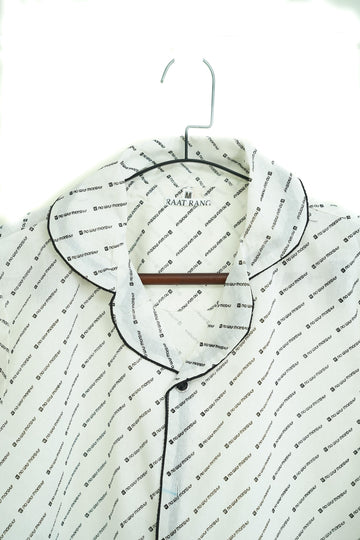 No Way printed PJ Set - Raat Rang