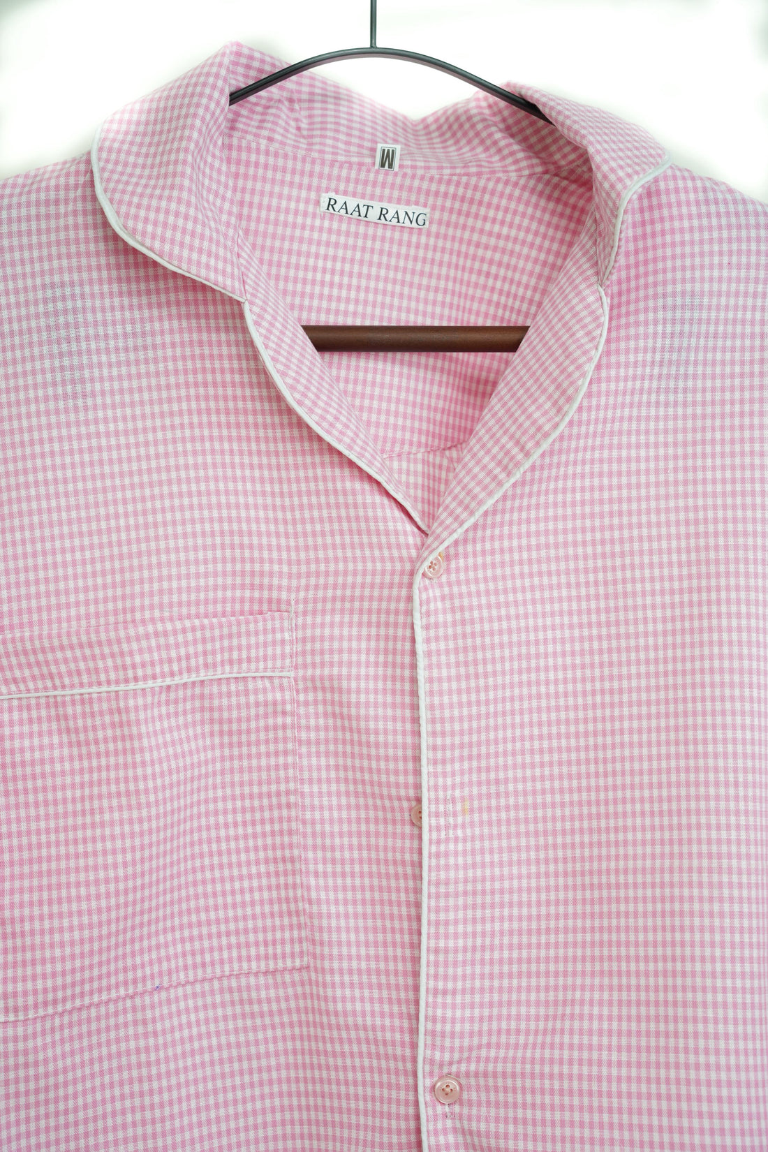 Pink Checked PJ set - Raat Rang