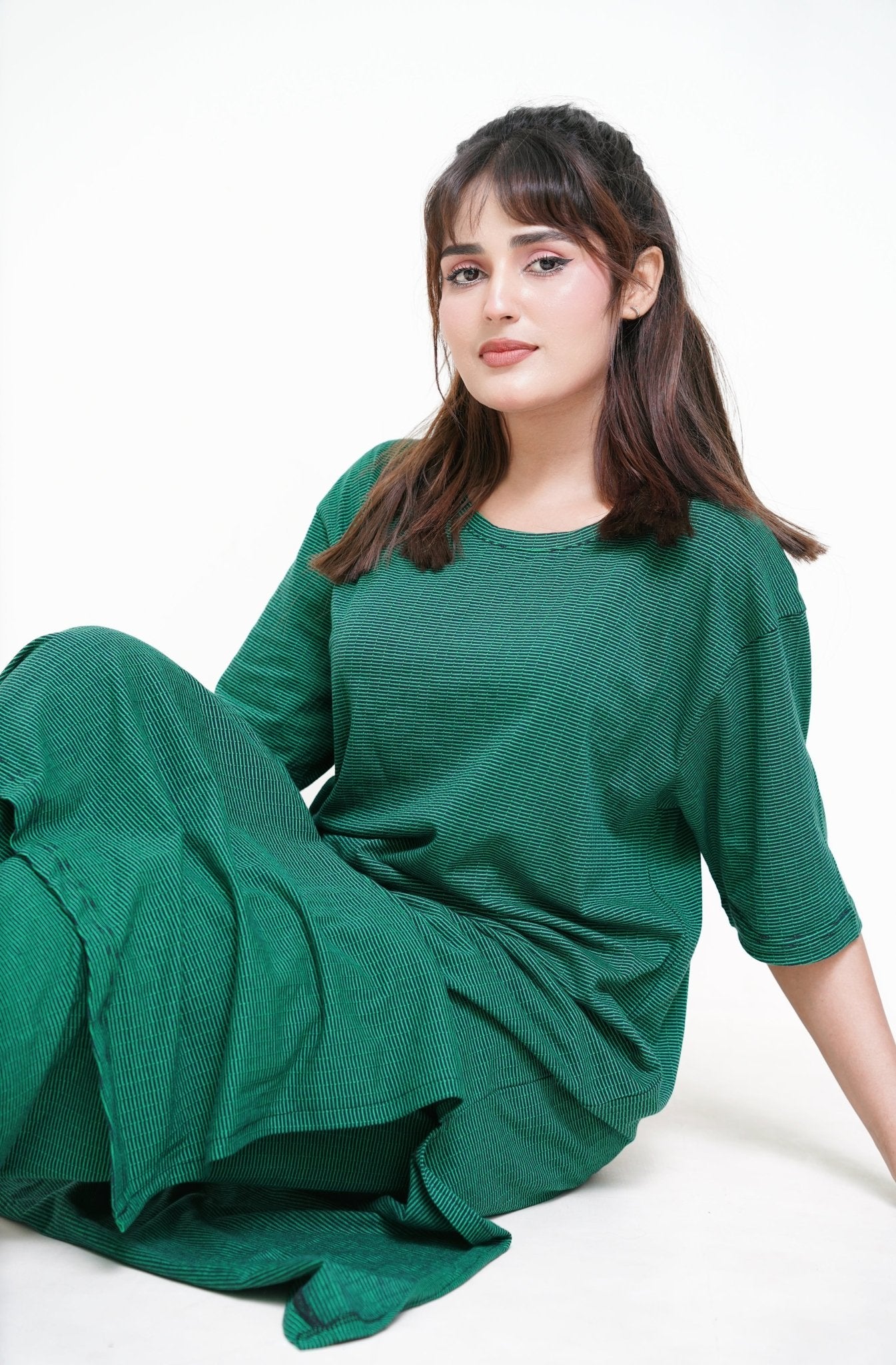 Brown Rib PJ Set - Raat Rang - Raat Rang