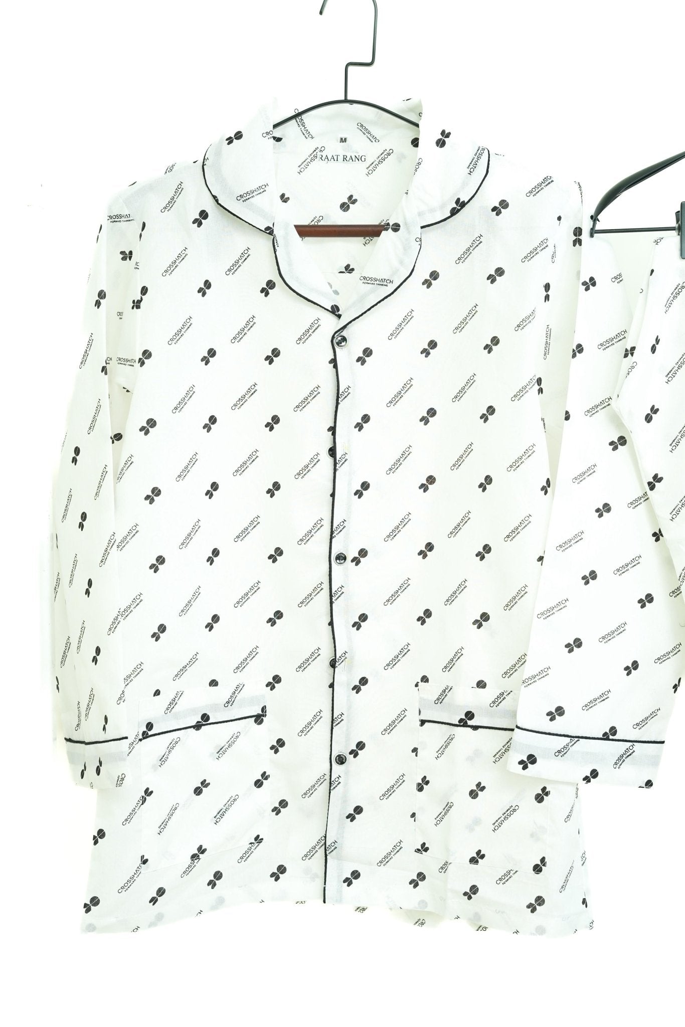 Mini cross Hatch PJ Set - Raat Rang - Raat Rang