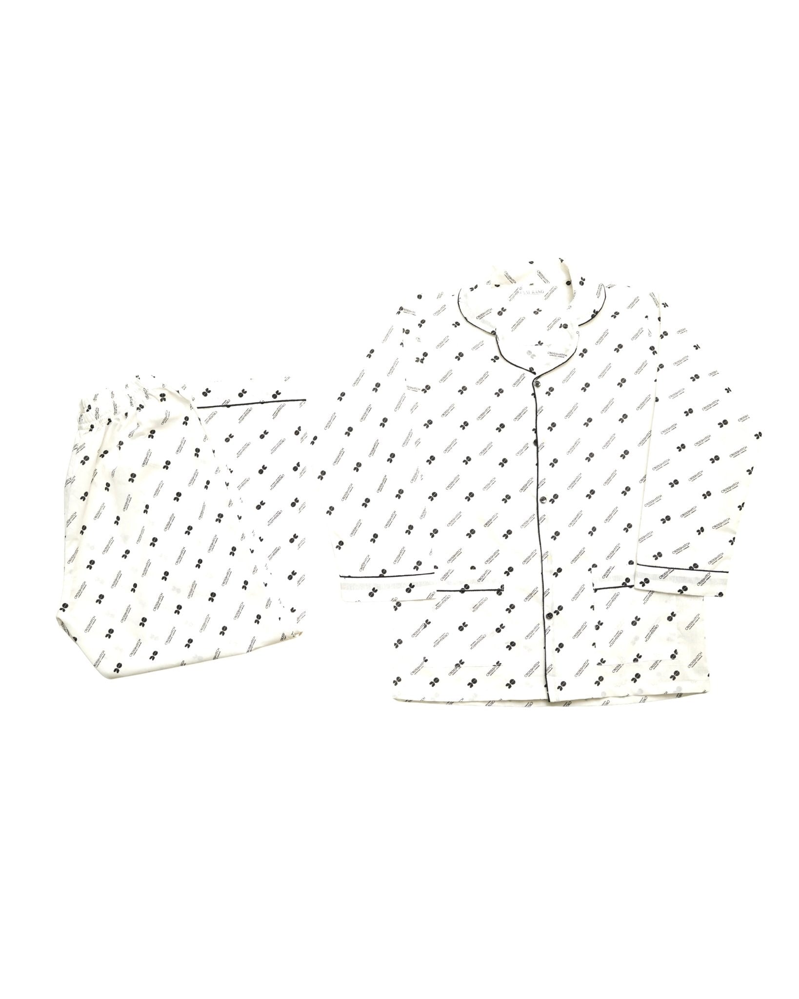 Mini cross Hatch PJ Set - Raat Rang - Raat Rang