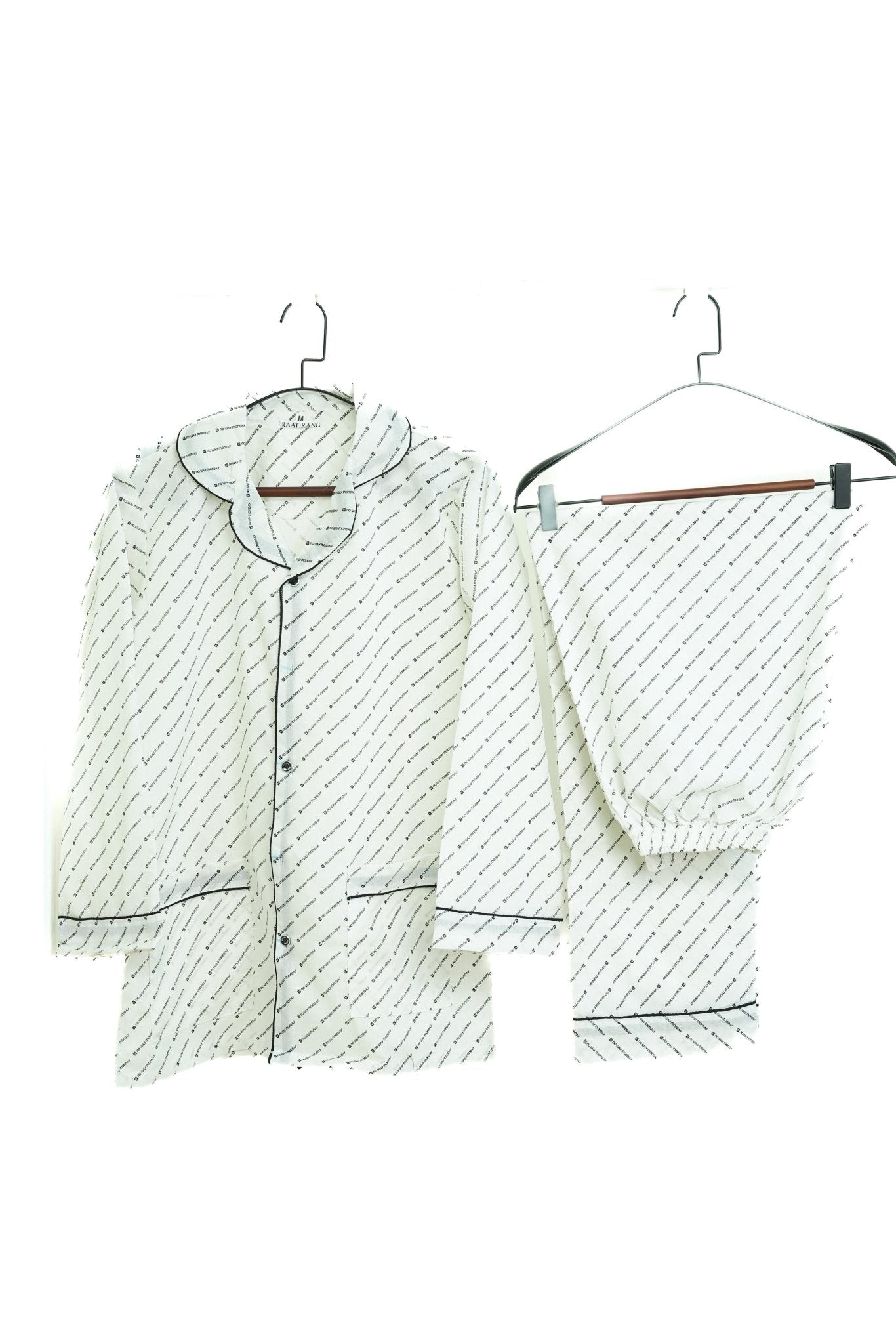 No Way printed PJ Set - Raat Rang - Raat Rang