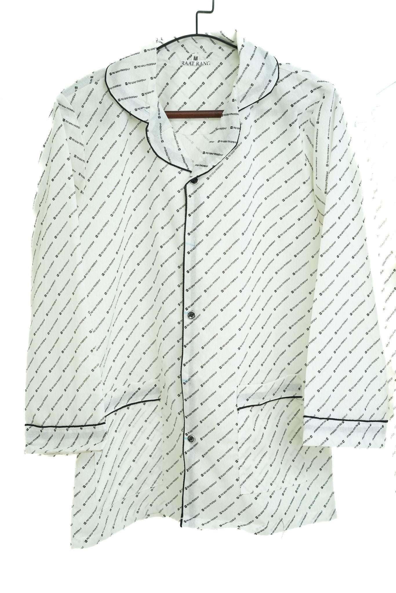 No Way printed PJ Set - Raat Rang - Raat Rang