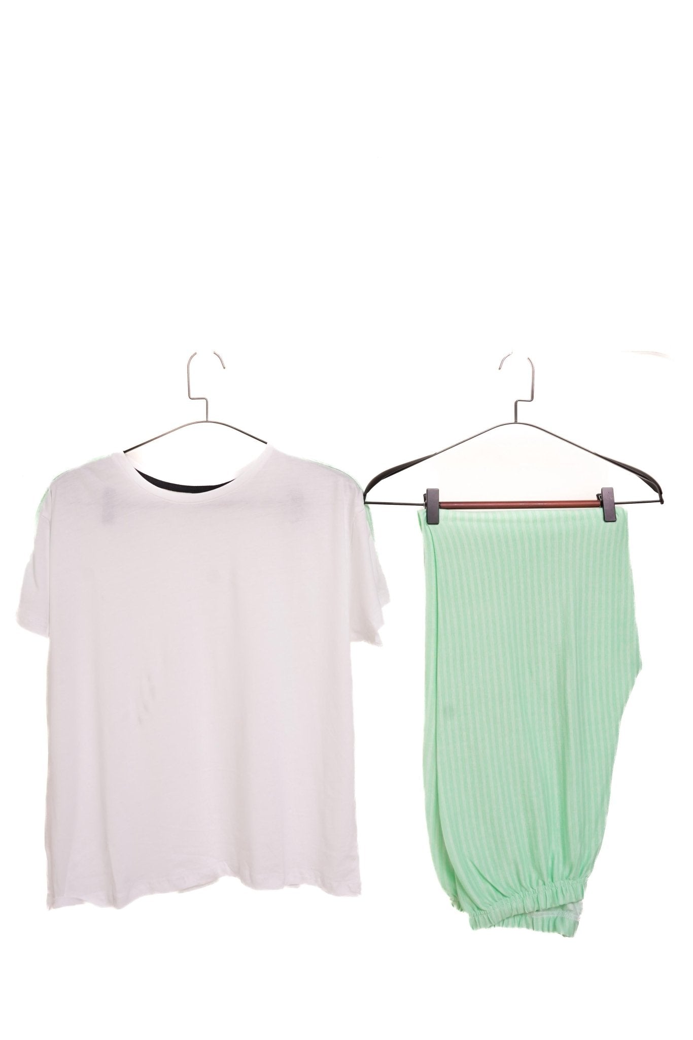 White & Skin PJ Set - Raat Rang - Raat Rang